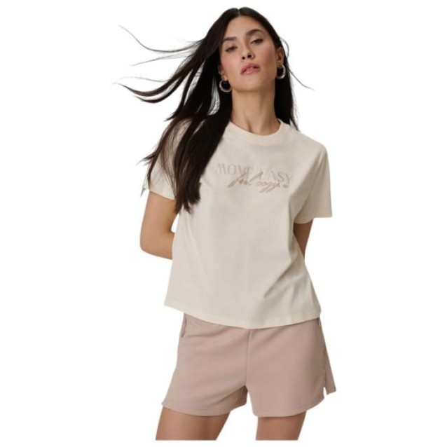 4F ΓΥΝΑΙΚΕΙΑ ΚΟΝΤΟΜΑΝΙΚΗ ΜΠΛΟΥΖΑ CREME 4FWSS26TTSHF2743-12S